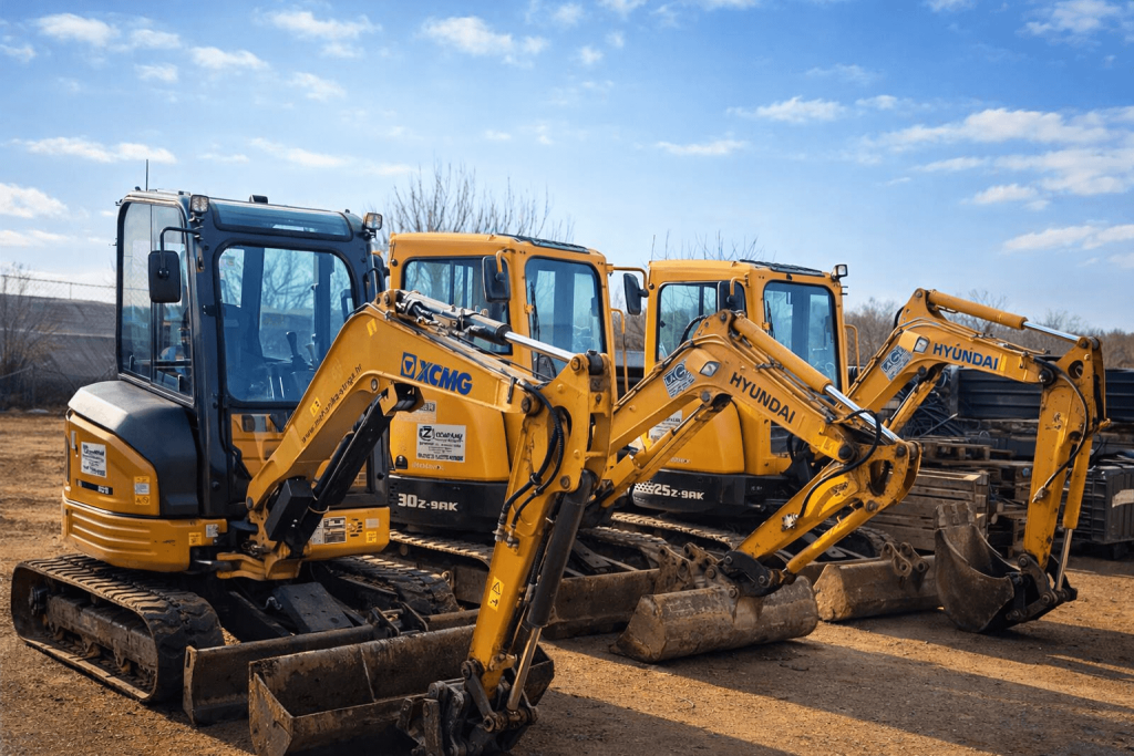 Najam mini bagera od 1.5T do 3,5 T